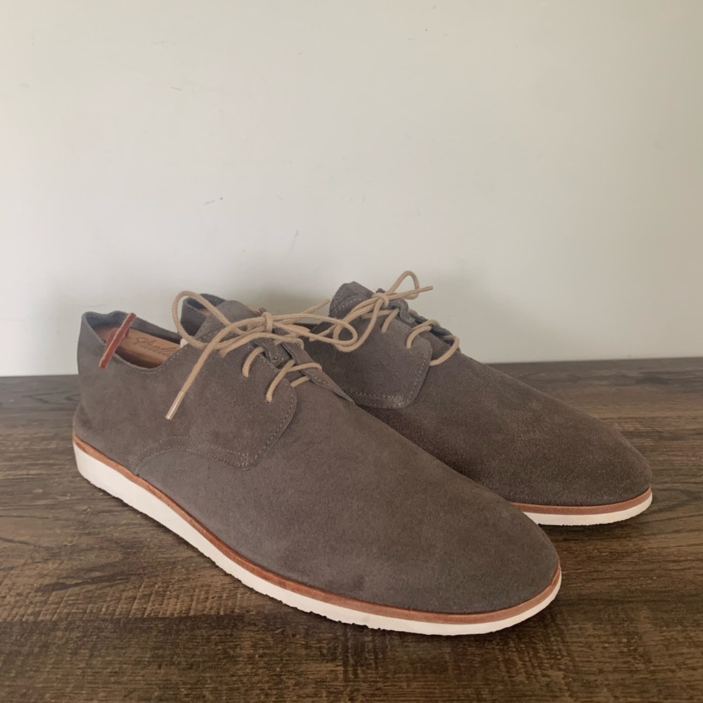Nisolo Men’s Lightweight Travel Flex Derby Shoes Size 9 Beige New
